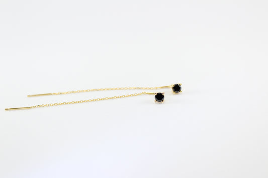 Orecchino saliscendi gold