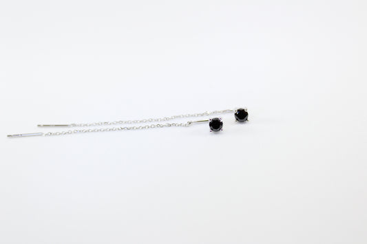 Orecchino saliscendi silver