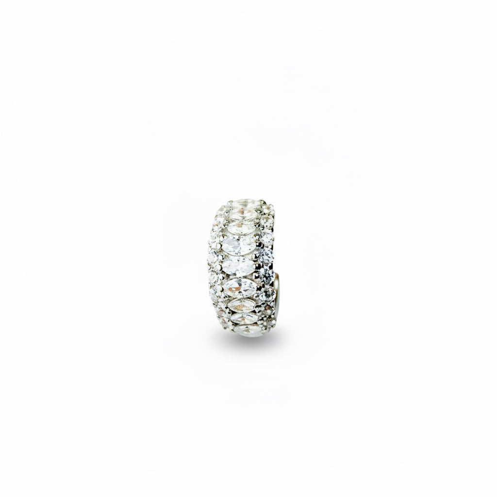 Orecchini Marquise in argento 925 - Unalome Gioielli