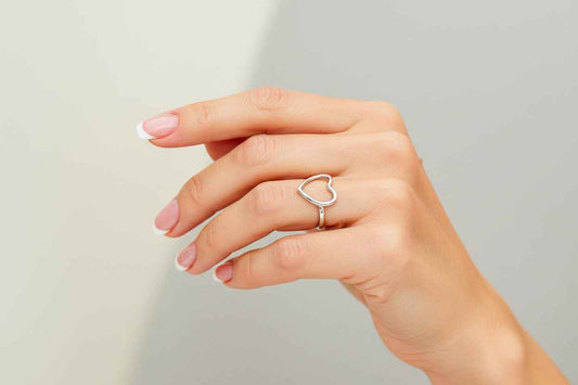 Anello cuore - Unalome Gioielli