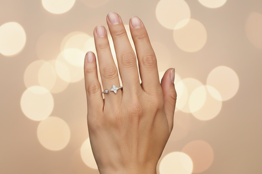Anello stella - Unalome Gioielli