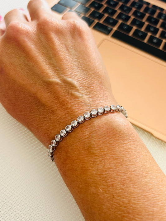 Bracciale Tennis 3mm bordato