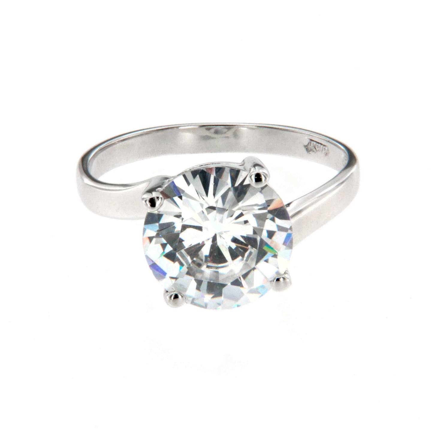 Anello solitario 10mm