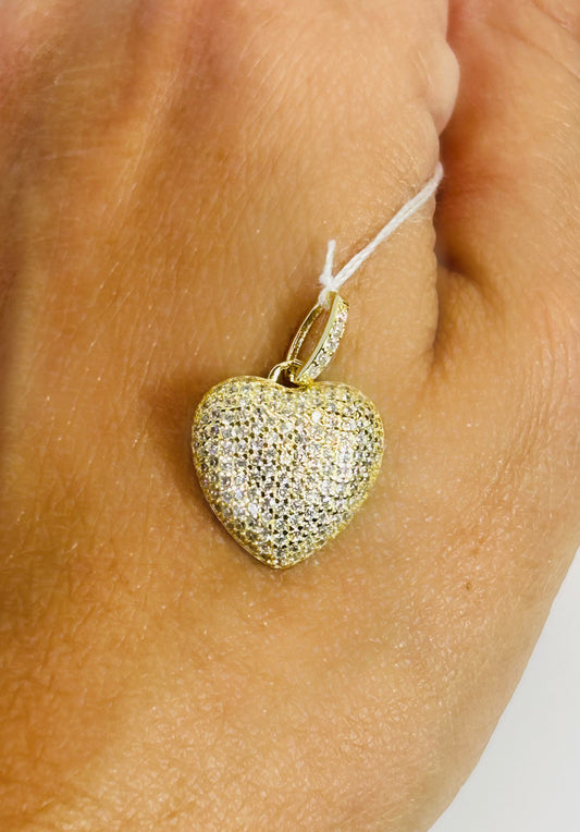 Ciondolo Cuore pavé