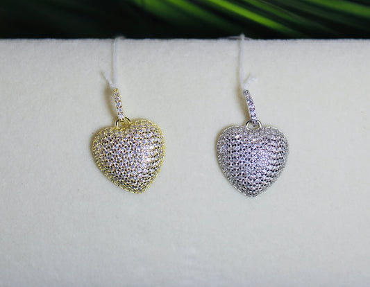 Ciondolo Cuore pavé