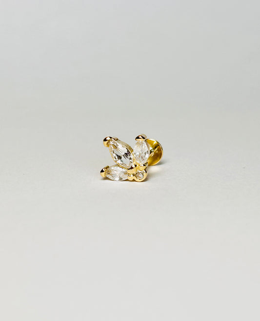 Orecchino Piercing petali